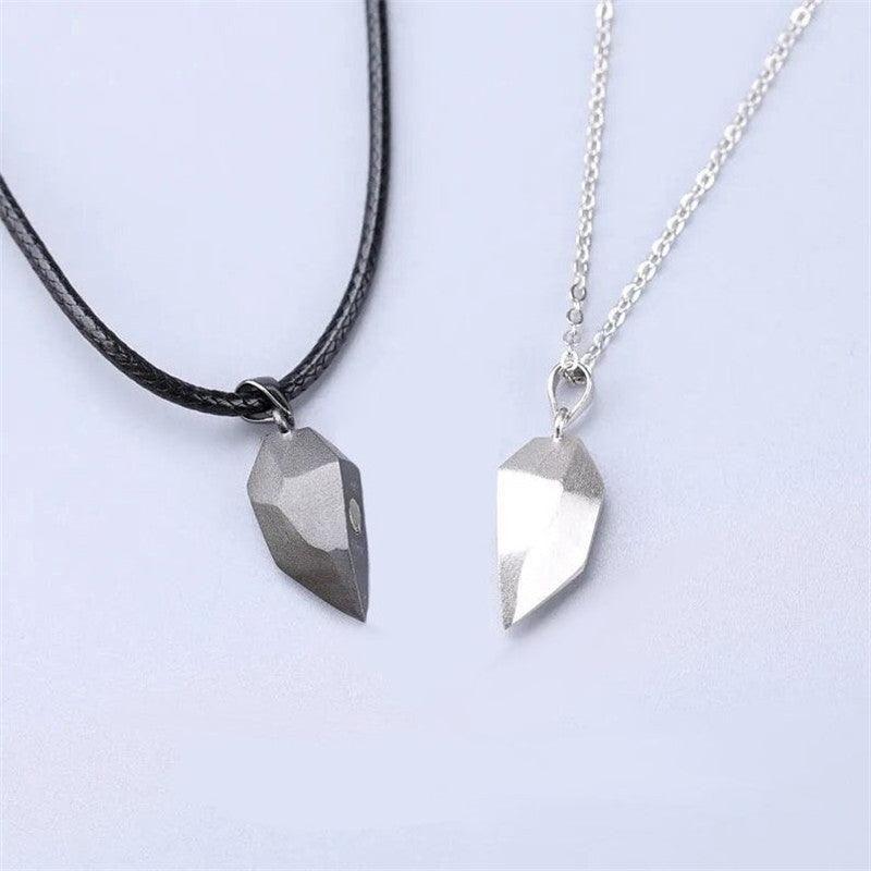 Magnetic Heart Couples Pendant Necklace For Men And Women